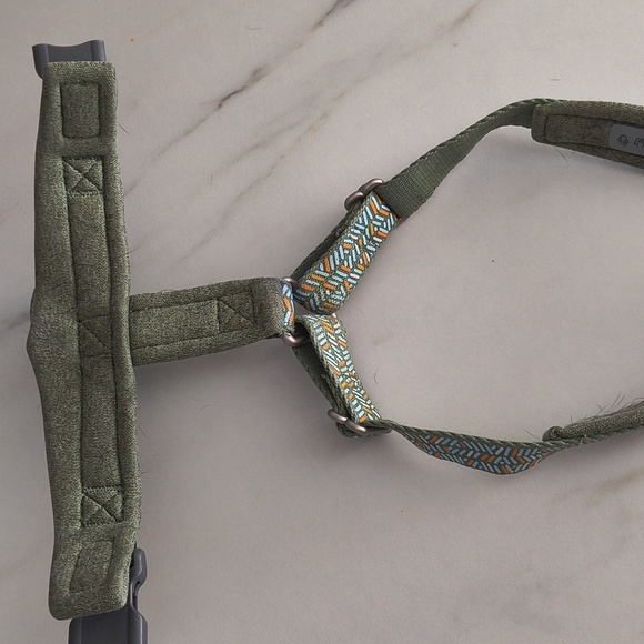 Green Patterned Dog Harness - Picture 3 of 3